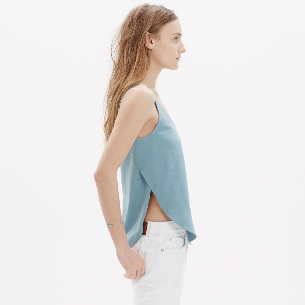 Madewell Singlet Side Slit Tank - Picture 2 of 6